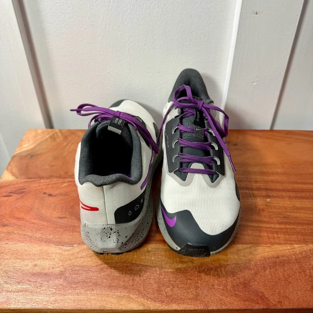 Nike Air Zoom Pegasus 39 Shield Womens Running Shoes White Purple DO7626 003 Sz9